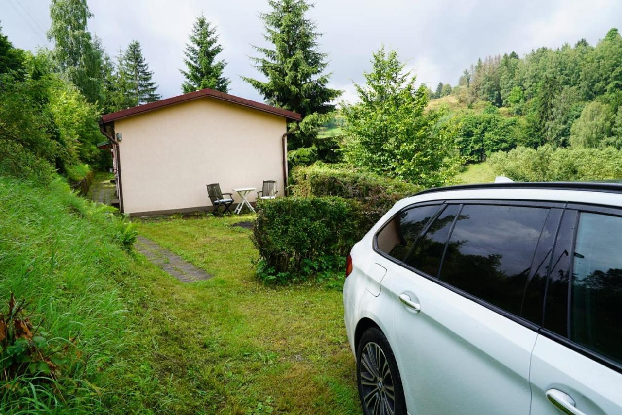 Ruhiges Ferienhaus Am Waldrand Mit Sauna Und Kamin - Hellaberg II Langenbach  エクステリア 写真