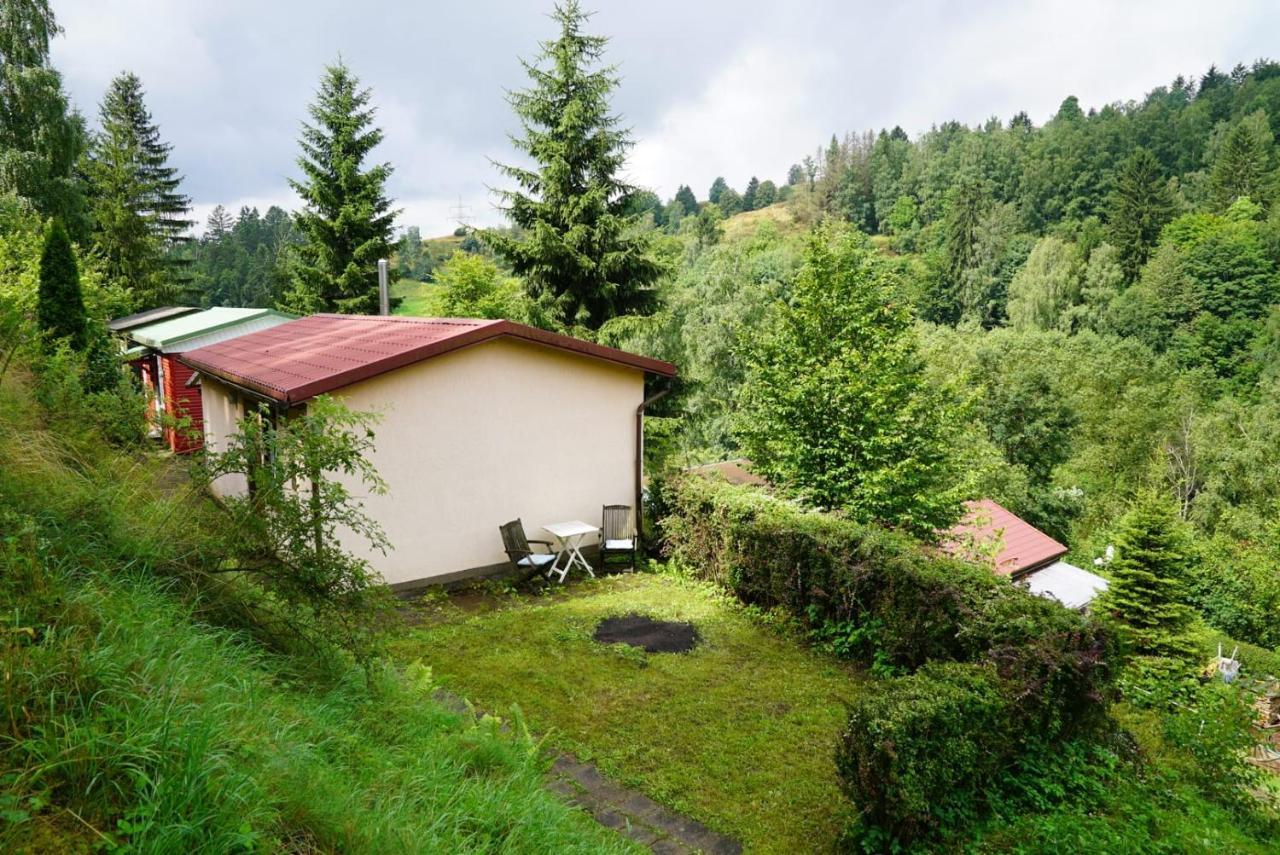 Ruhiges Ferienhaus Am Waldrand Mit Sauna Und Kamin - Hellaberg II Langenbach  エクステリア 写真